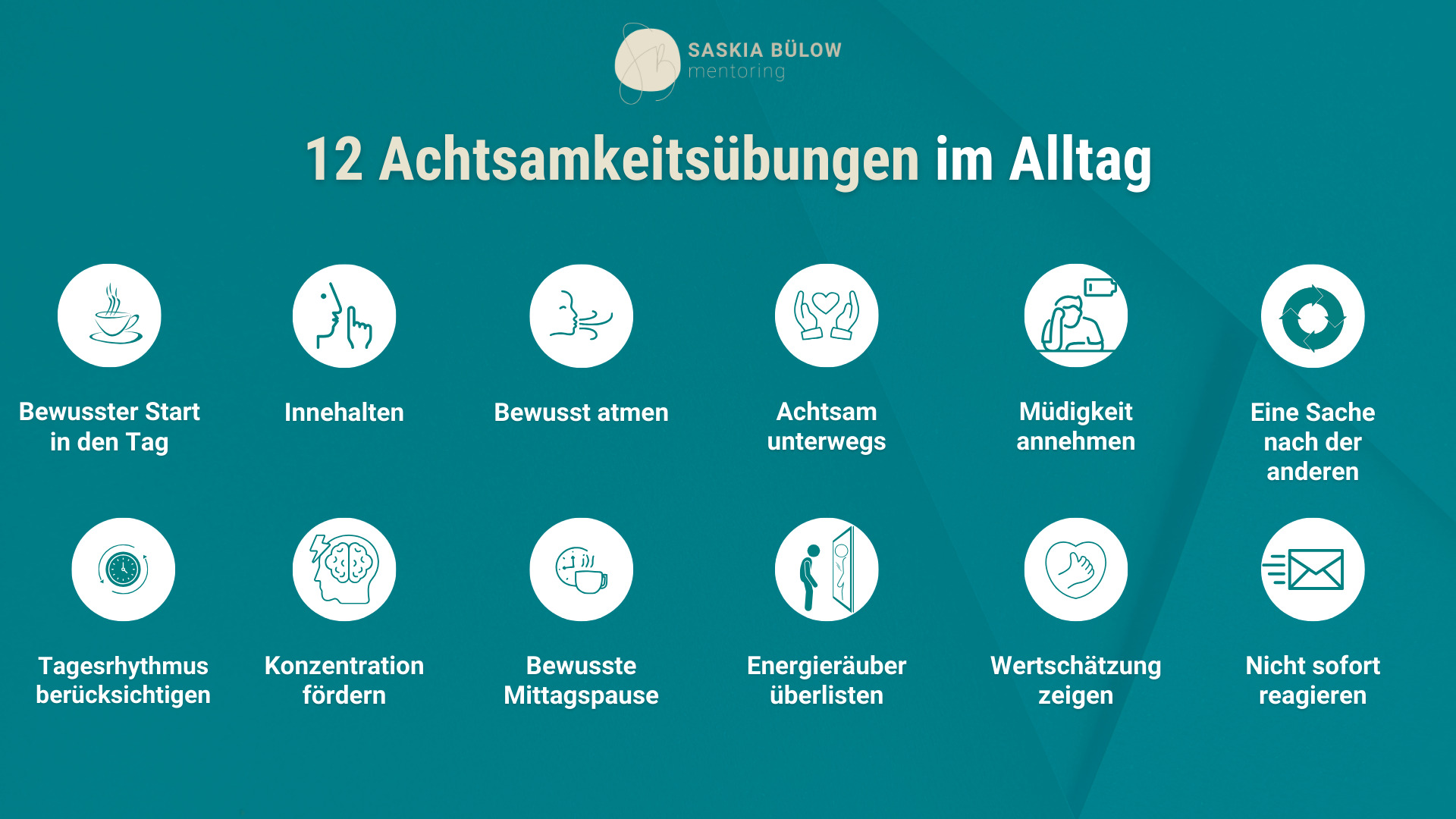 12 Achtsamkeitsübungen Für Den Alltag – Saskia Bülow